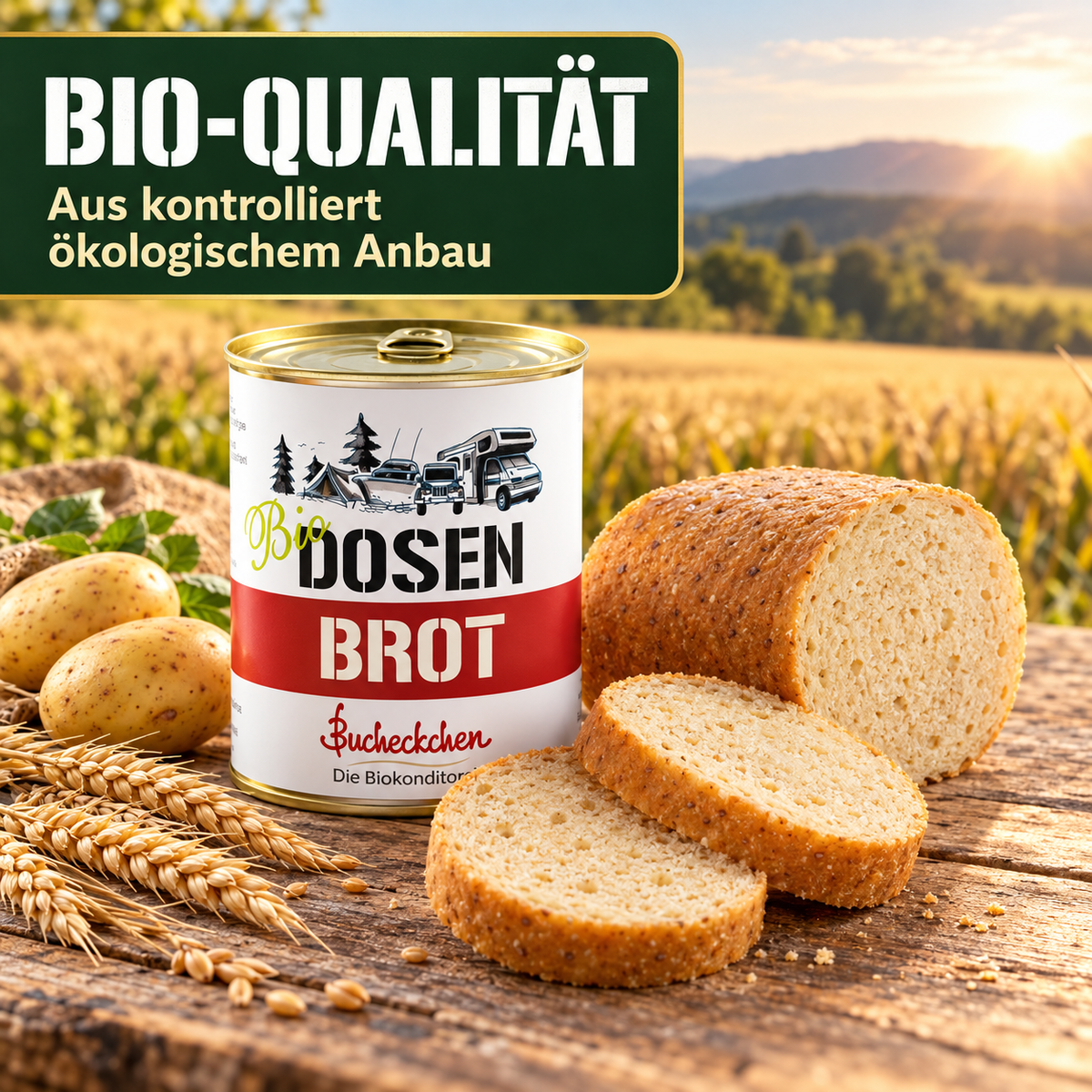 Bio Kartoffelbrot in der Dose – 400 g