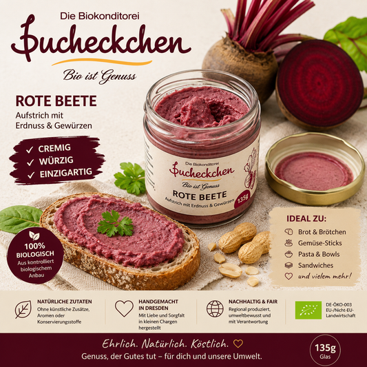 Veganer Bio Rote Beete Aufstrich 135 g