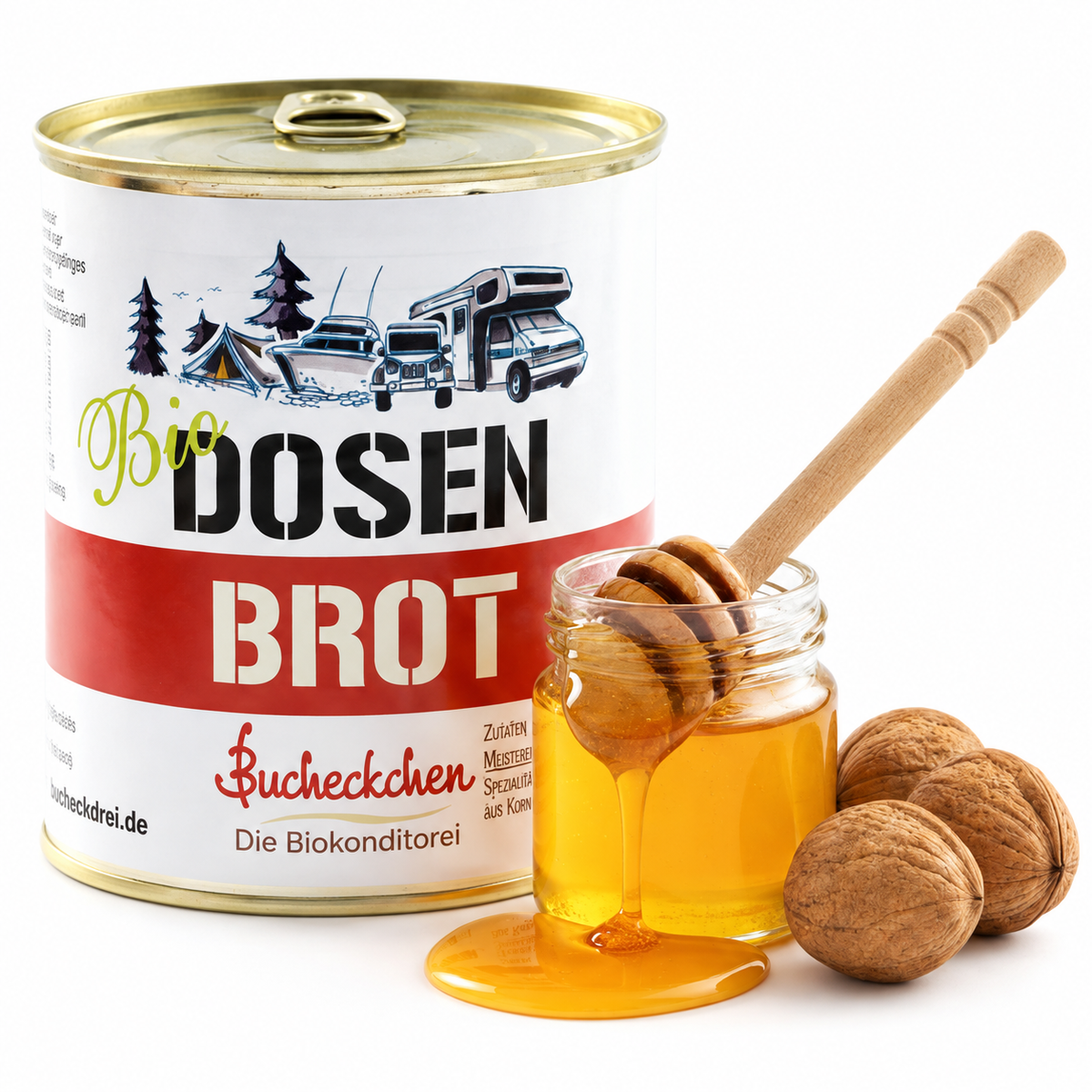 Bio Honig-Walnussbrot in der Dose – 400 g
