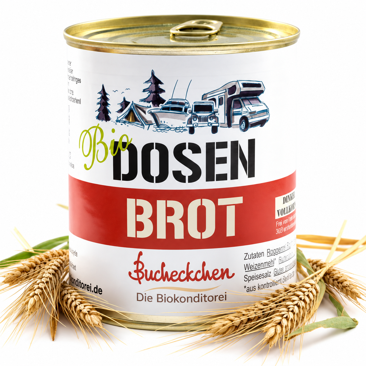 Bio Dinkelschrotbrot in der Dose – 400 g