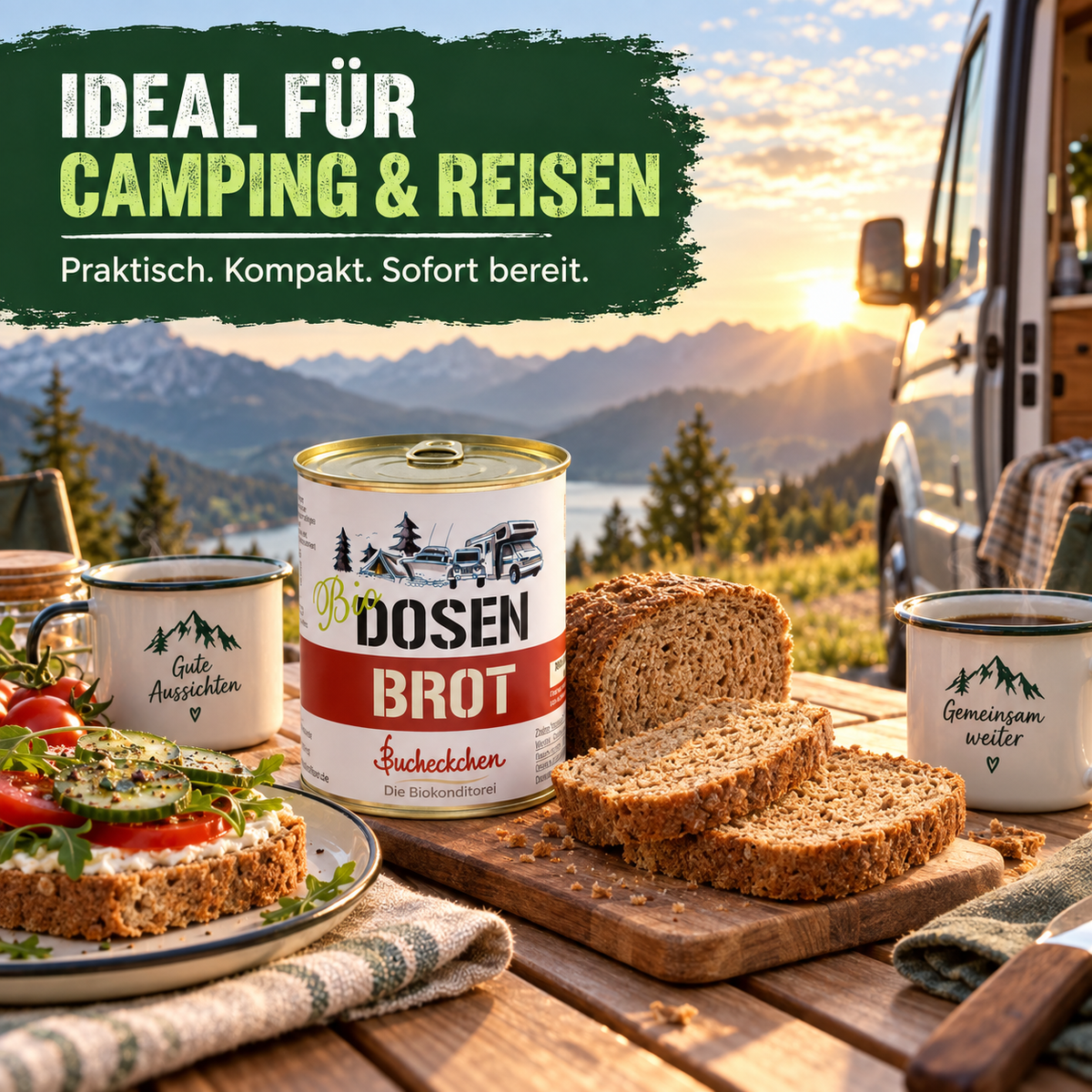 6er Bio-Dosenbrot Vorratspaket – lange haltbar & sofort verzehrfertig