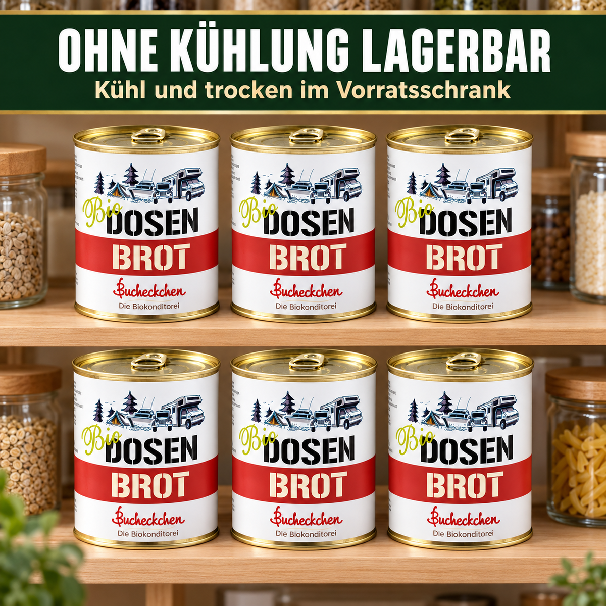 Bio Roggen-Vollkornbrot in der Dose – 400 g