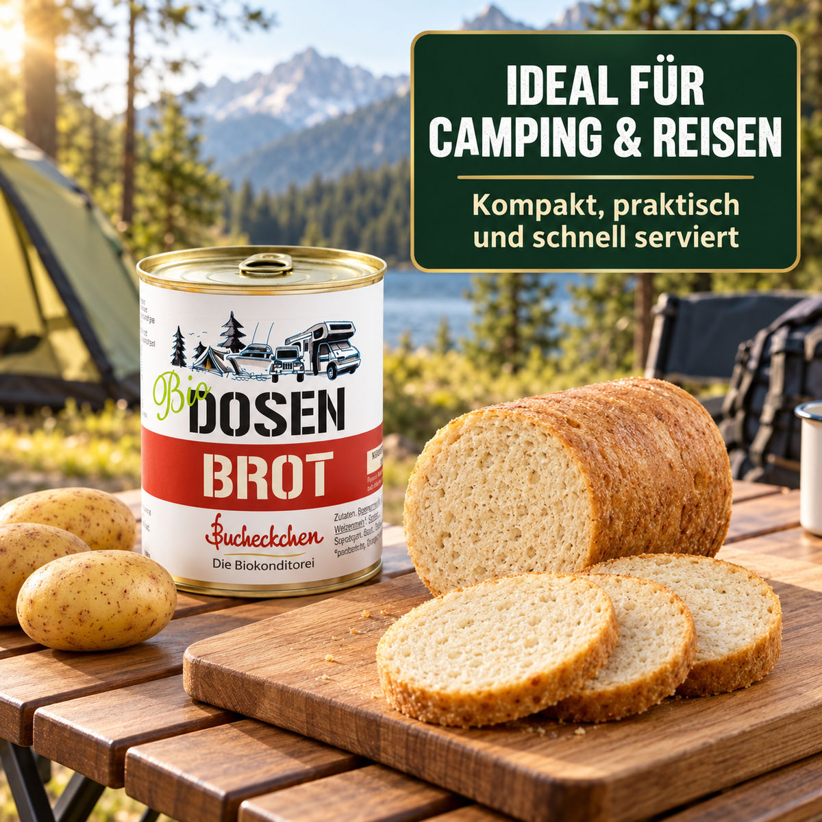 Bio Kartoffelbrot in der Dose – 400 g