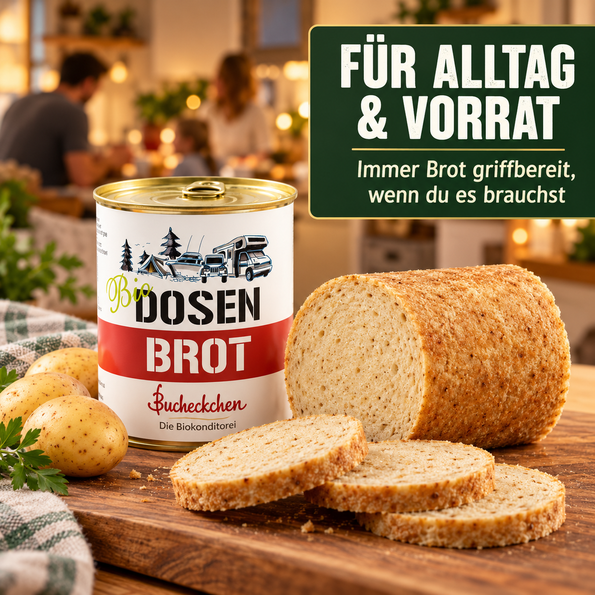 Bio Kartoffelbrot in der Dose – 400 g