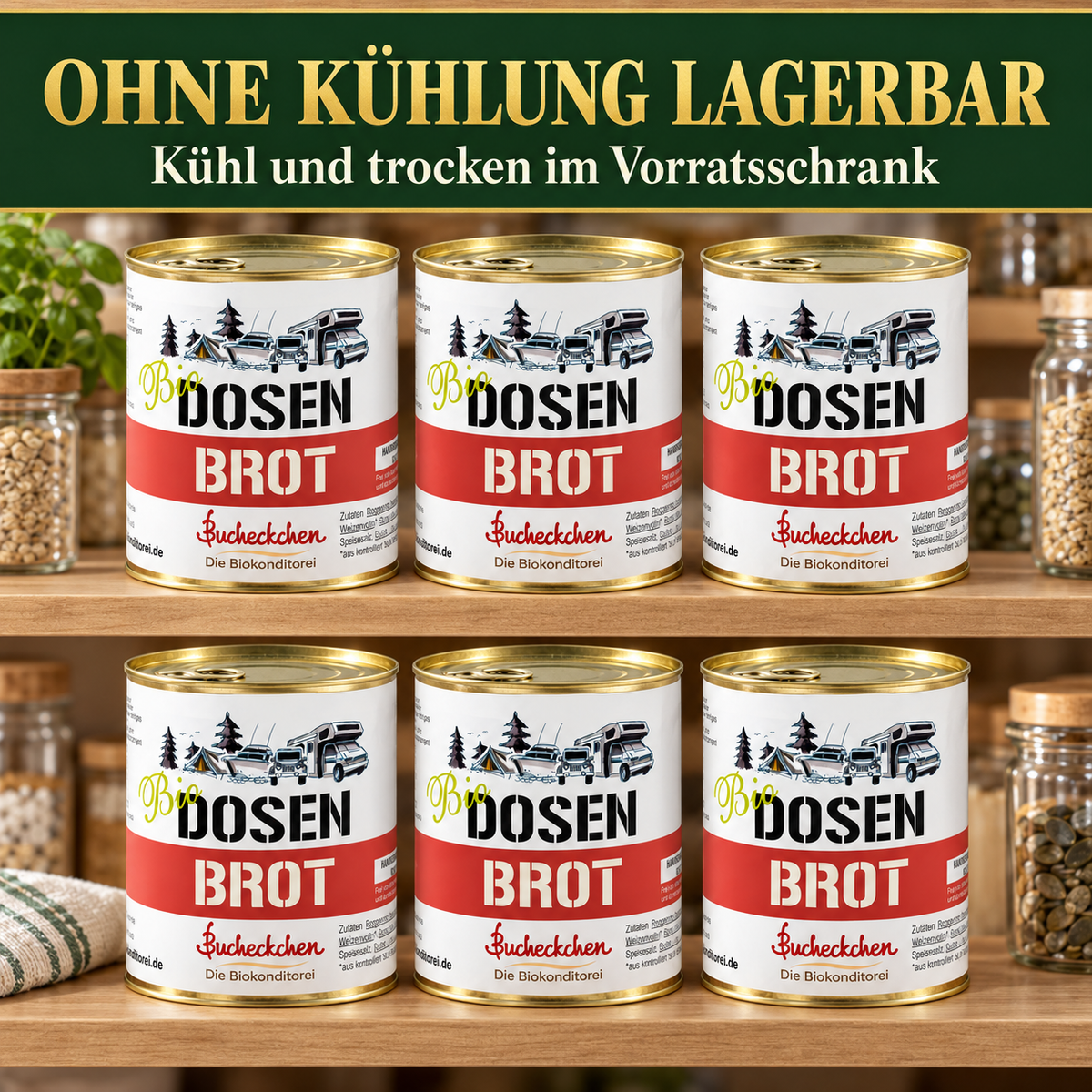 Bio Siebenkornbrot in der Dose – 400 g