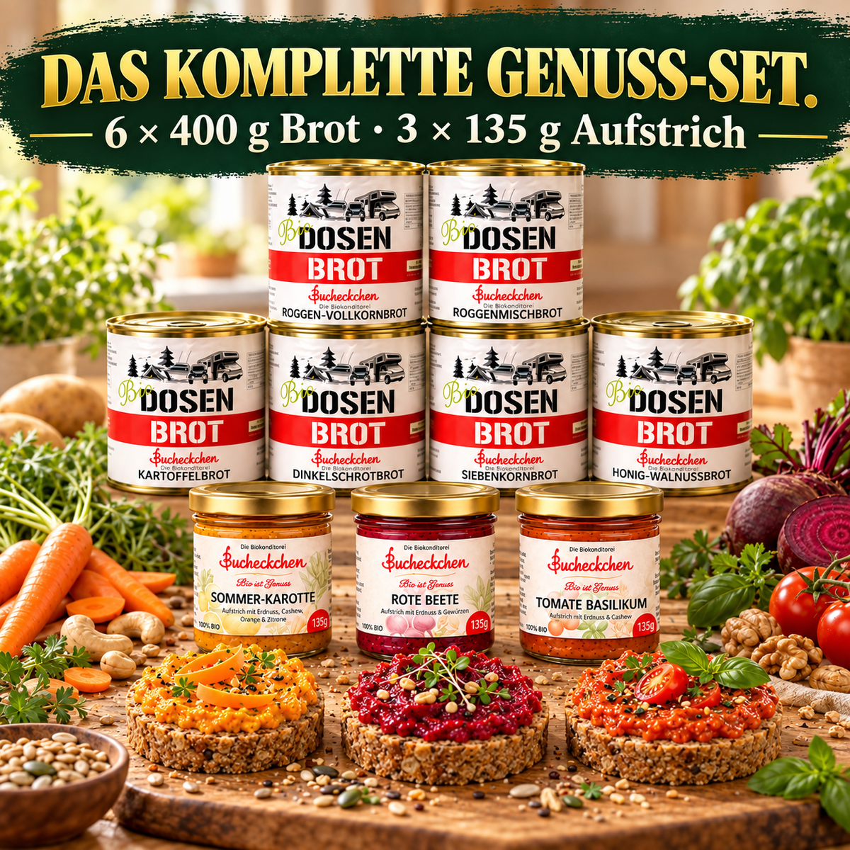Bio Brot & Aufstrich Set