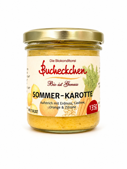 Veganer Bio-Aufstrich Sommer-Karotte 135 g